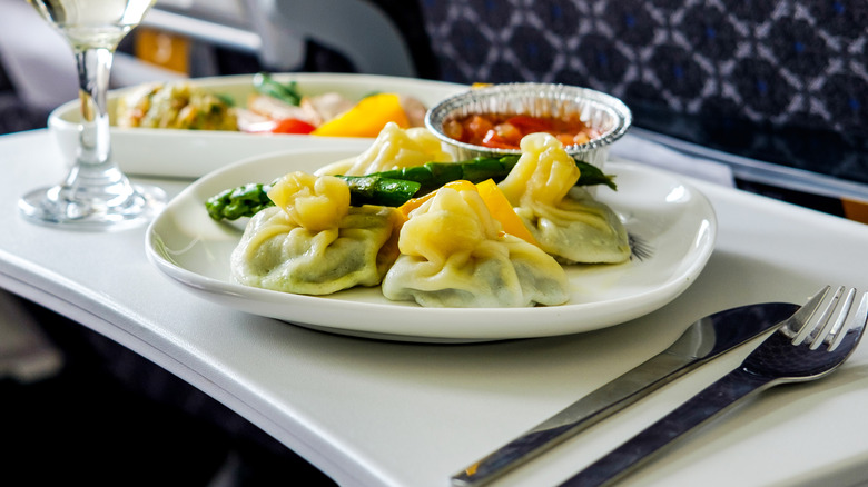 Airplane meal