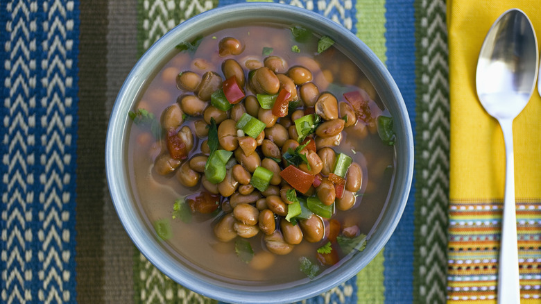 Bowl of bean soup