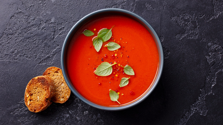 Bowl of tomato soup