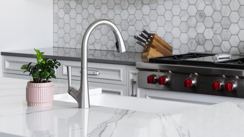 A clean, modern kitchen