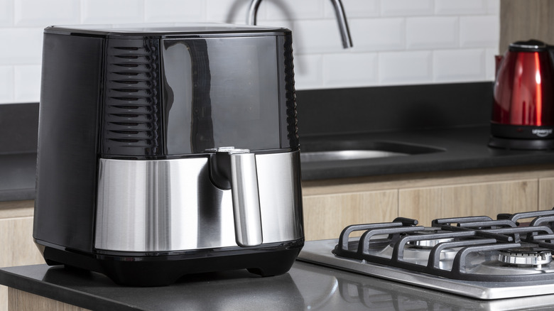 air-fryer on counter