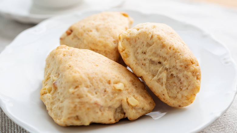 scones on a plate
