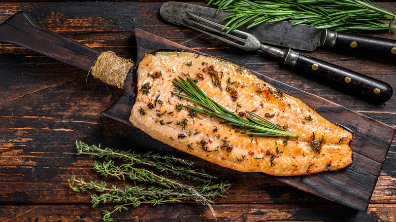 baked trout 