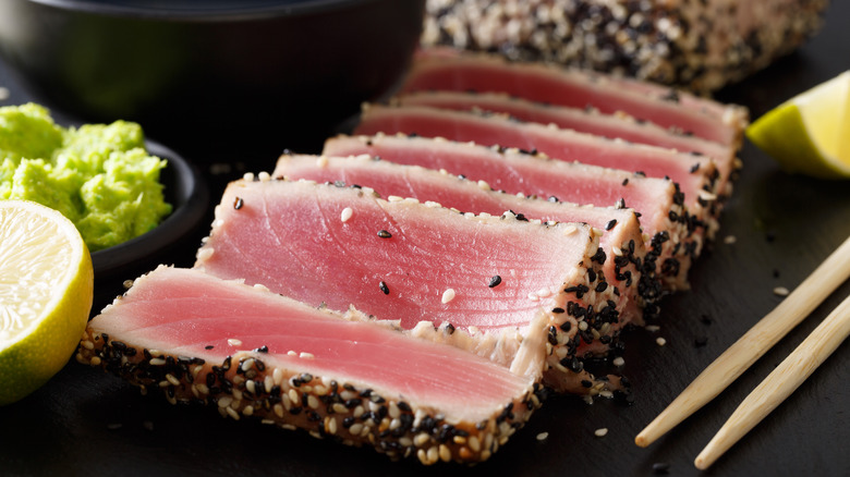 Seared tuna