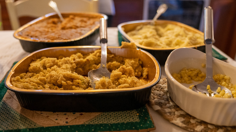Holiday dinner leftovers