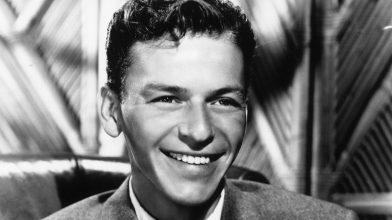 Frank Sinatra smiling