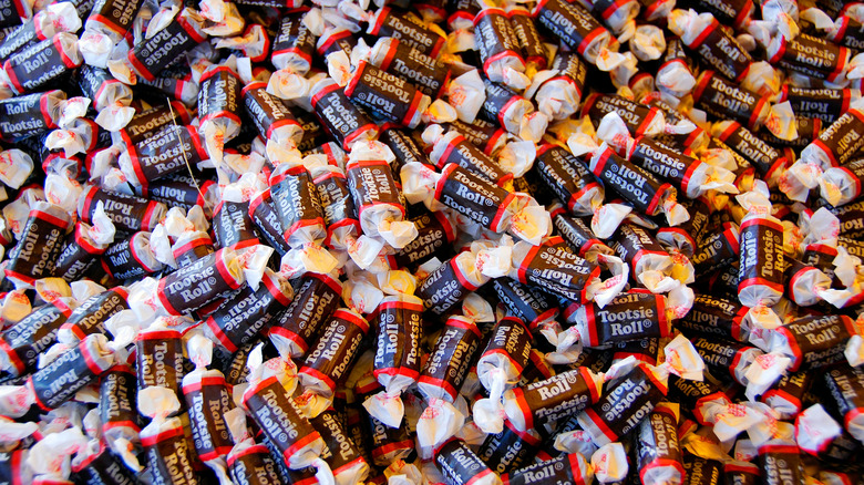 Pile of Tootsie Rolls