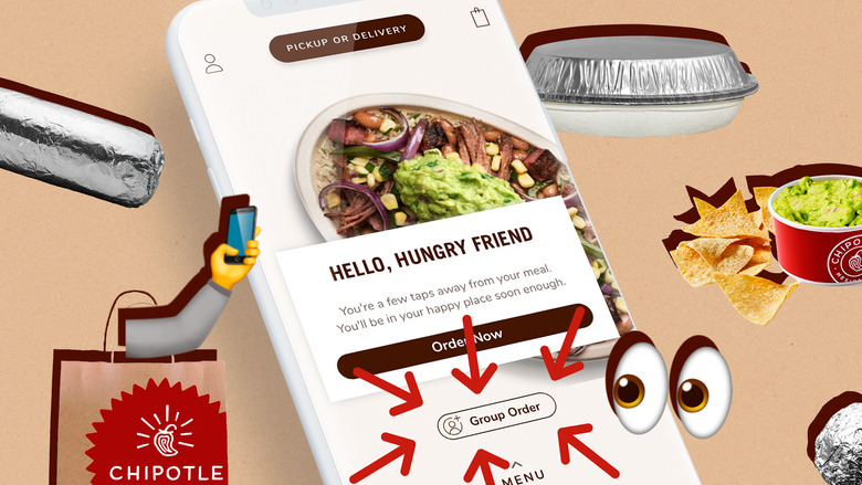chipotle group ordering