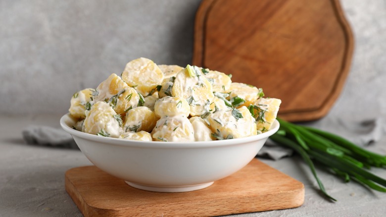 bowl of potato salad