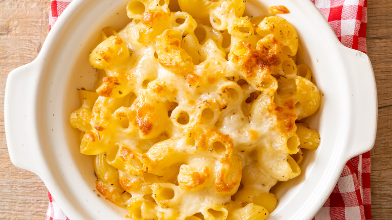 Bowl of macaroni and cheese