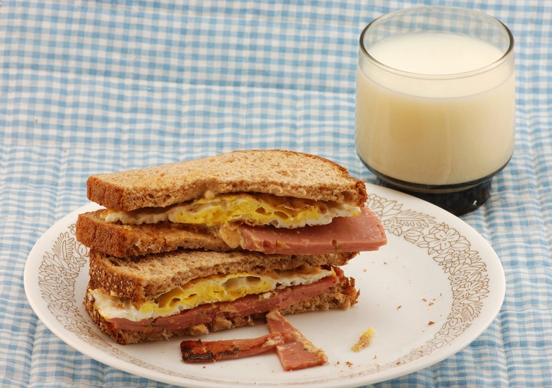 Fried Bologna Sandwich