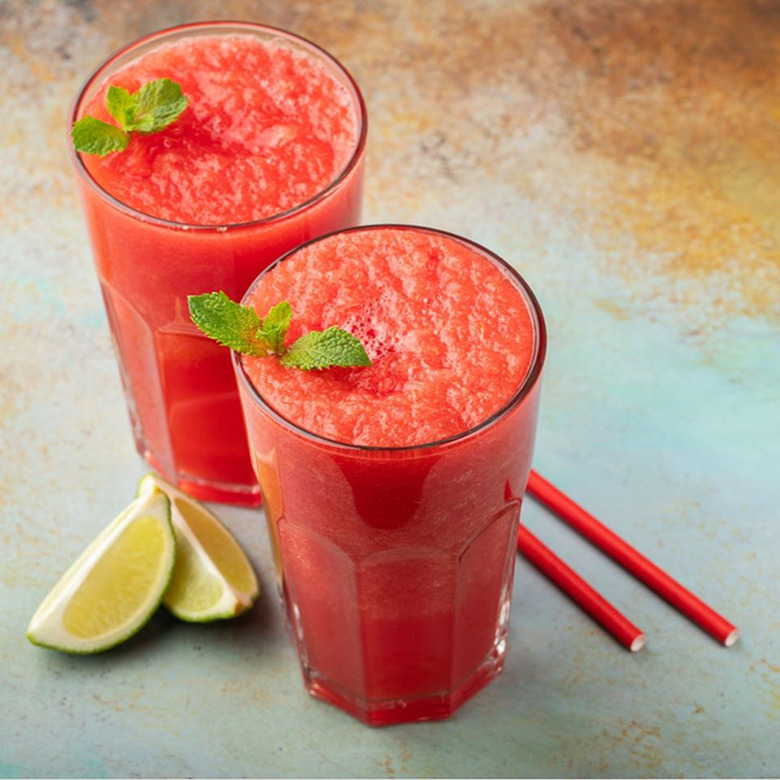 Frozen Fruit Punch Slushies