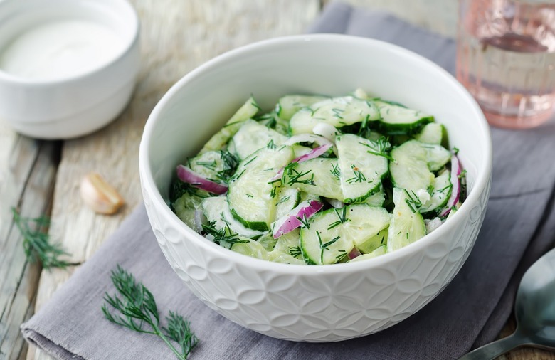 Creamed Cucumbers