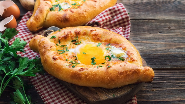 Khachapuri with egg