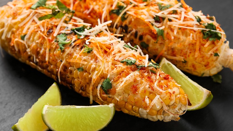 corn on the cob with seasoning