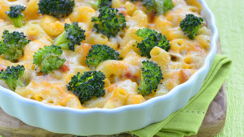 Broccoli macaroni and cheese