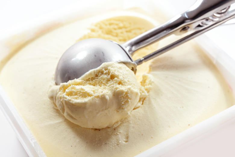 Goat Cheese Nasturtium Ice Cream