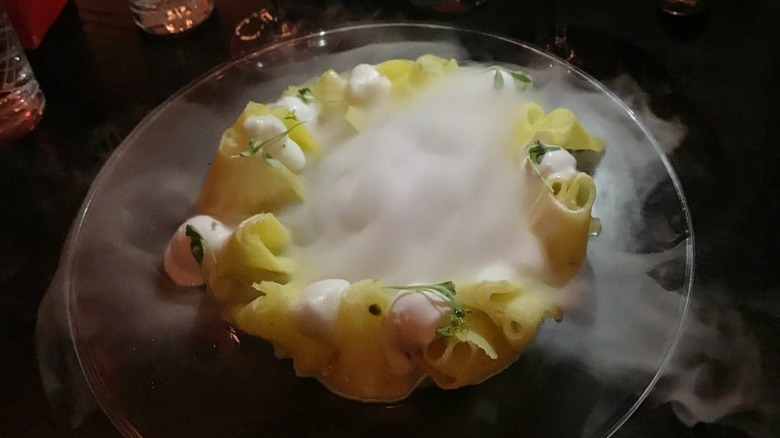 Hell's Kitchen pineapple carpaccio