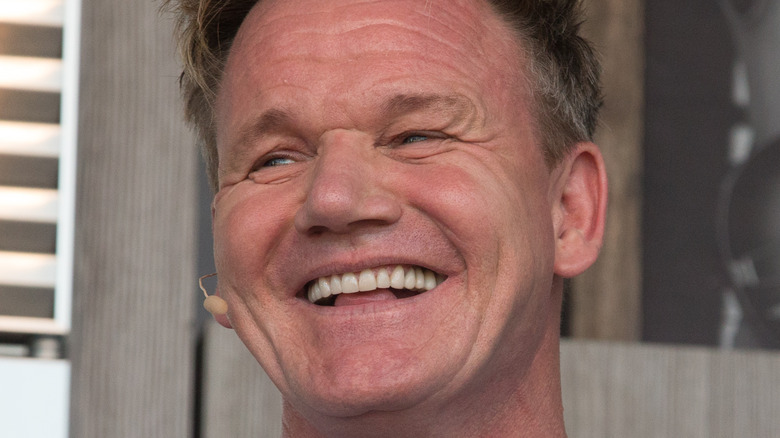 Gordon Ramsay smiling