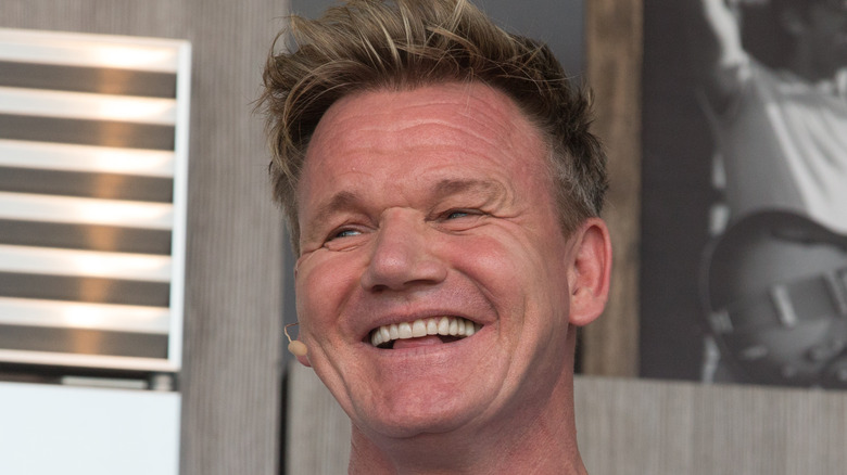 Gordon Ramsay smiling