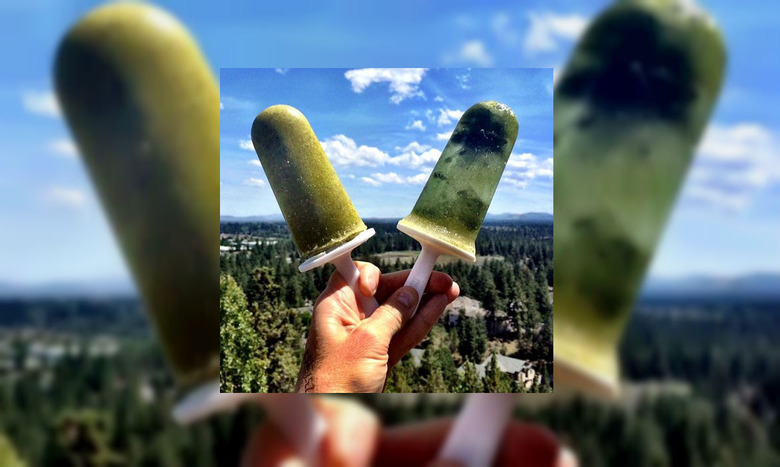 Green Juice Ice Pops
