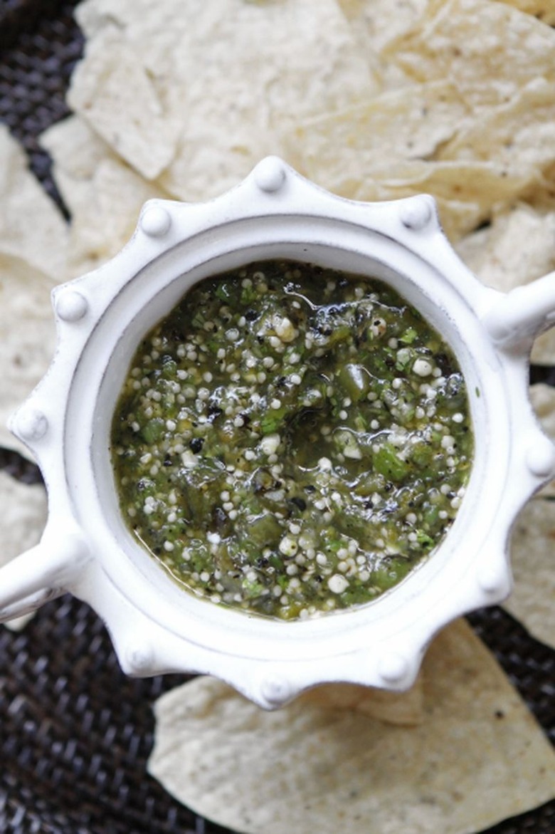 Green Salsa With Tomatillos recipe - The Daily Meal