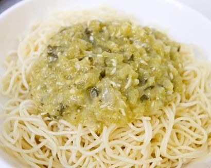 Green Tomato Pasta Sauce