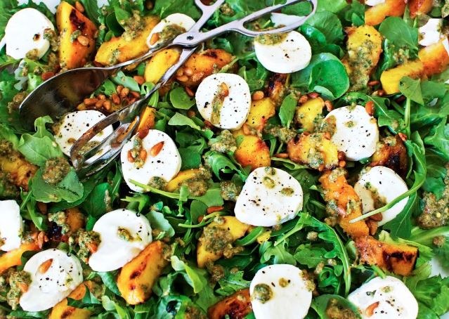 Grilled Peach Salad