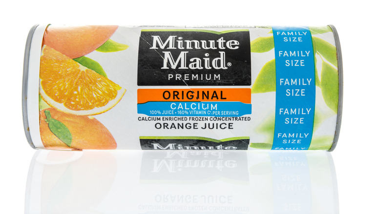 Orange juice, frozen concentrate