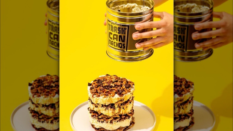 Dessert trash can nachos