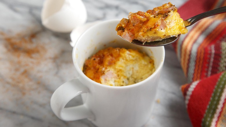 Ham and Egg in a Mug