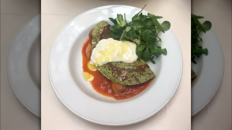Cooks for Books pesto pancake
