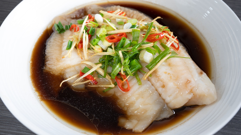 steamed tilapia with seasonings