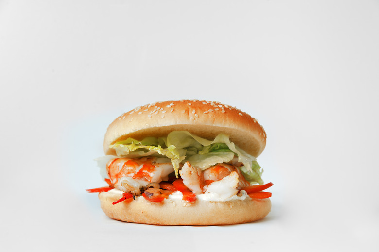 Healthy Shrimp Burger