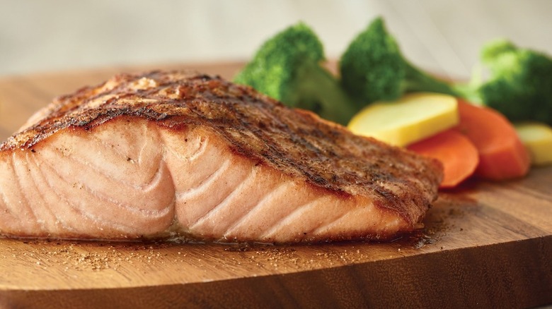 Perfectly grilled salmon