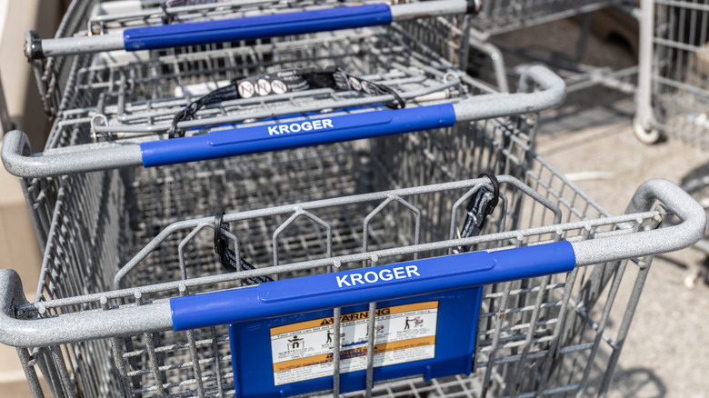 Kroger shopping carts