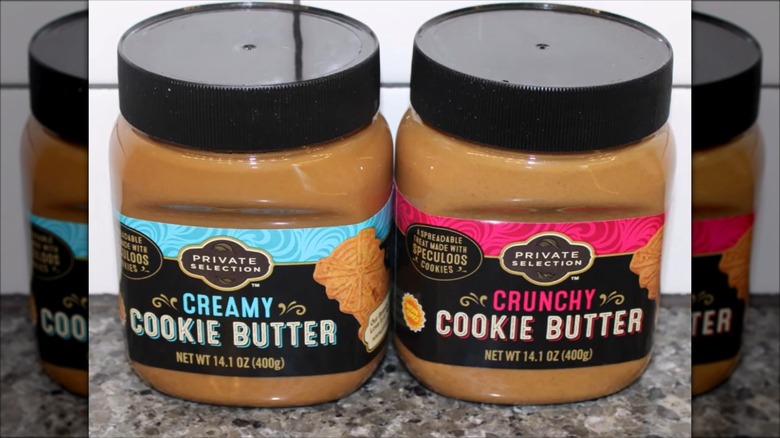 Kroger Private Selection Speculoos Cookie Butter crunchy and creamy versions