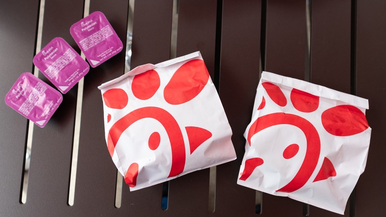 Chick-fil-A sandwiches Polynesian sauce