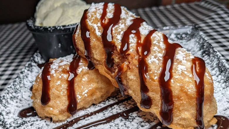 Twinkie on a fork