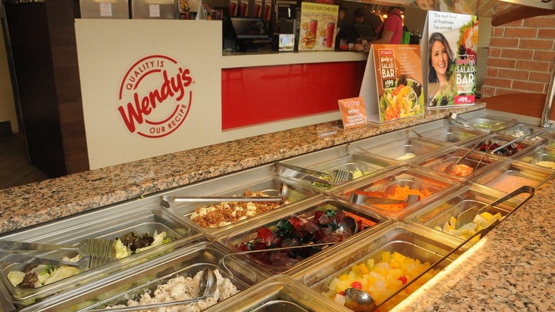 Wendy's salad bar