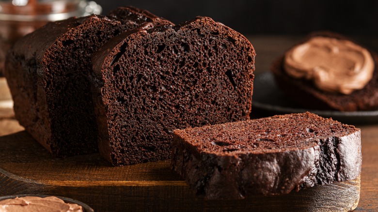 slice of chocolate cake