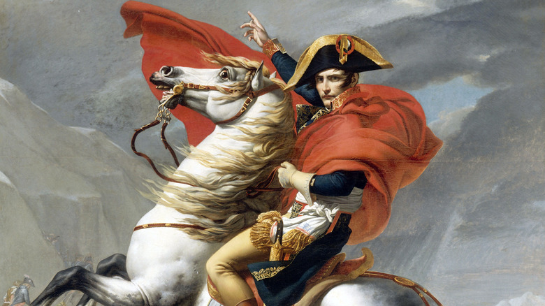 Napoleon Bonaparte on horseback