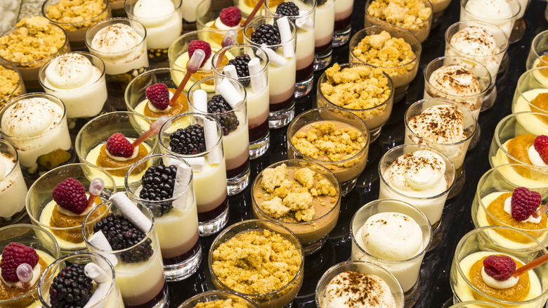 Dessert buffet in Last Vegas