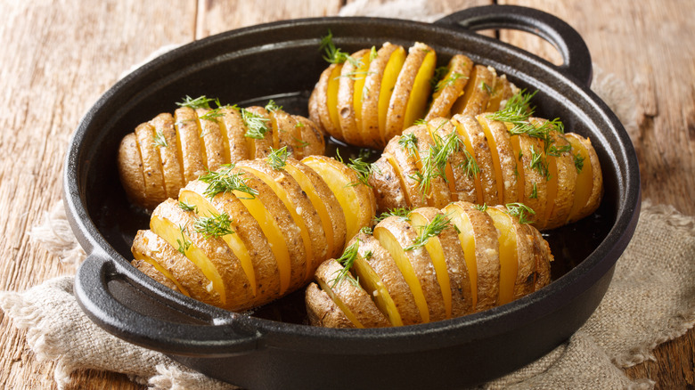 Hasselback potatoes