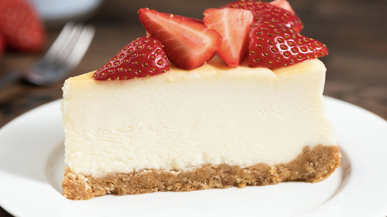 slice of cheesecake