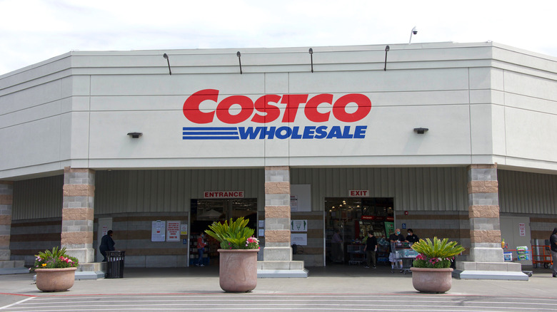 Costco warehouse entrance