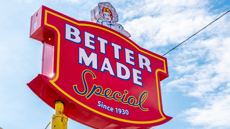 Red Better Made Special sign
