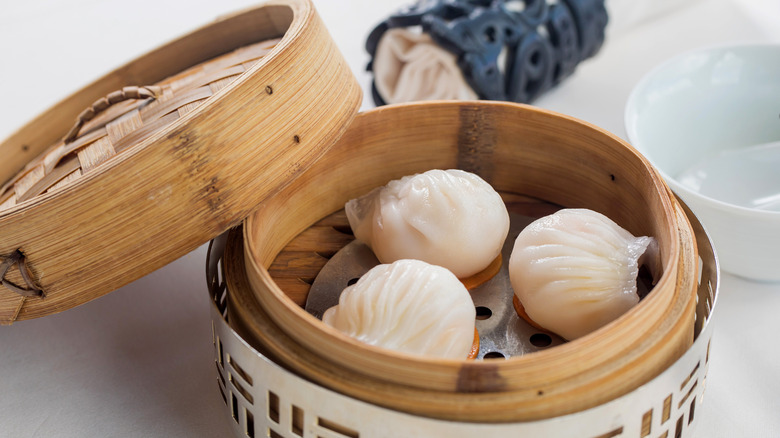 Basket of har gow