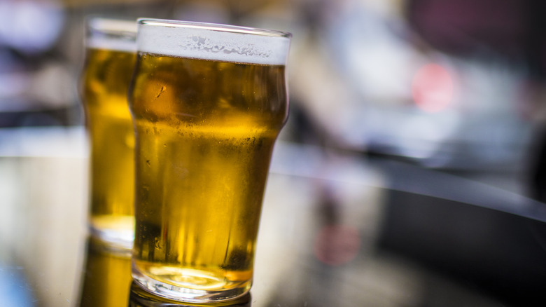 glasses of beer