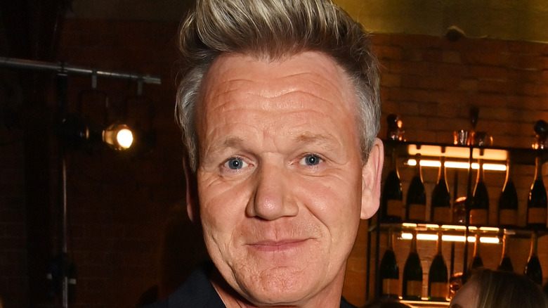 Gordon Ramsay smiling